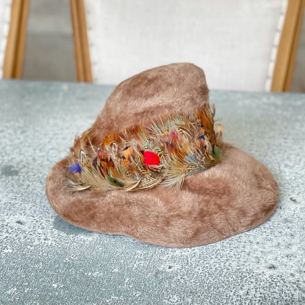 Henry Margu Vintage Feather Hat
